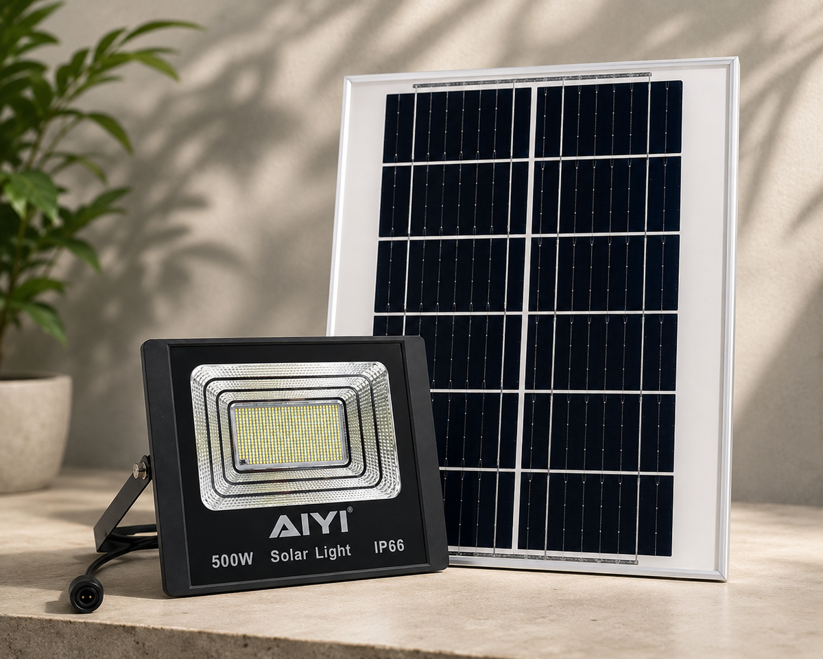 500W
LED SOLAR FLOOD LIGHT