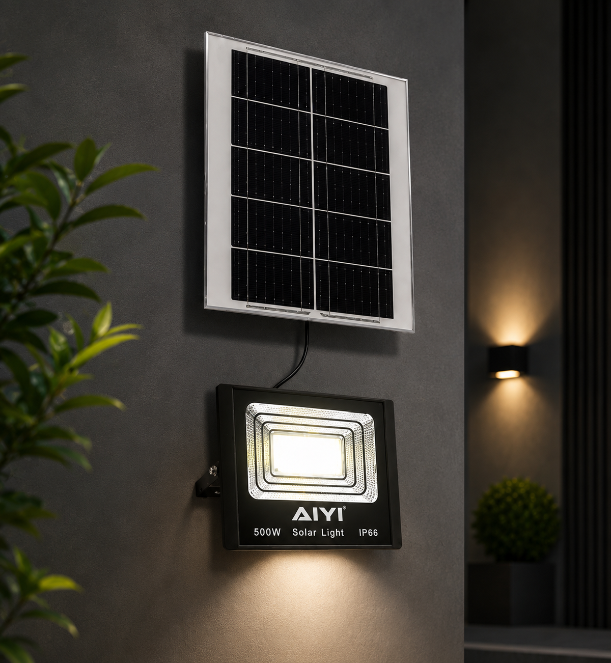 500W
LED SOLAR FLOOD LIGHT